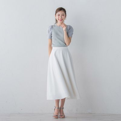 異素材ドッキングニット≪手洗い可能≫