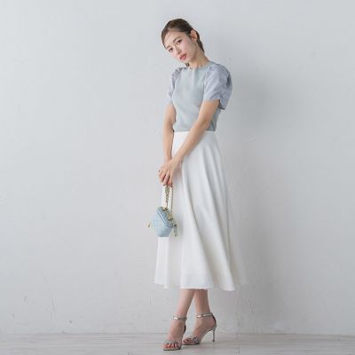 異素材ドッキングニット≪手洗い可能≫