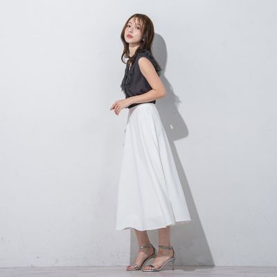 チュールドッキングノースリニット≪手洗い可能≫