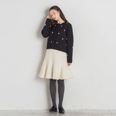 ビジューニットジャケット NATURAL BEAUTY BASIC｜ビジューニットジャケット | Rakuten