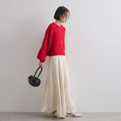 QUEENS COURT / クイーンズコート スパンコールショートニット≪手洗い可能≫ QUEENS COURT｜スパンコールショートニット≪手洗い可能