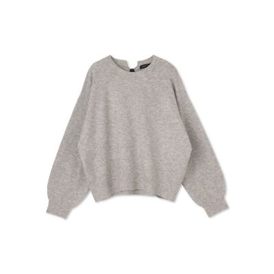 美品⭐︎ バッグリボンニットプルオーバー バックリボンニットプルオーバー≪手洗い可能≫ | QUEENS COURT