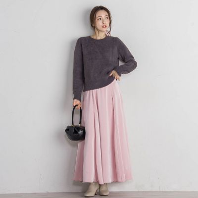 フェレットタッチWフェイスニットプルオーバー≪手洗い可能