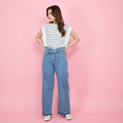 レーヨンニットフレンチトップス