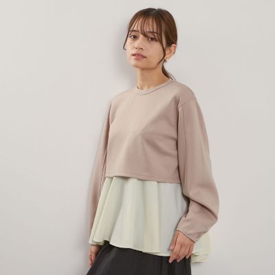 ANAYI 2025 今季　コットンフリンジバイアス プルオーバー ANAYI 2025 今季 コットンフリンジバイアス プルオーバー