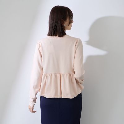 バルーンヘムニットプルオーバー≪手洗い可能≫ | QUEENS COURT (Women