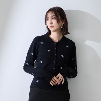 ❣️極美品❣️3点おまとめビーズ刺繍長袖ニット Miknits2025 - ほぼ日