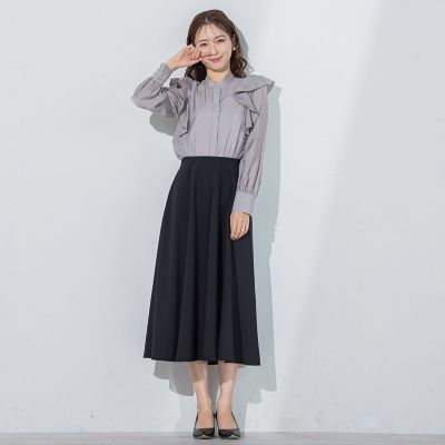 刺繍フリルブラウス≪洗濯機で洗える≫ | QUEENS COURT（Women