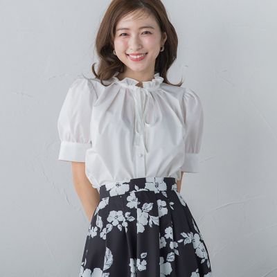 新作入荷情報〈フリルネックリボンフレアブラウス〉 | m-i-d