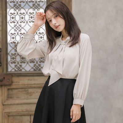 パール付きボウタイブラウス≪洗濯機で洗える≫ | QUEENS COURT（Women