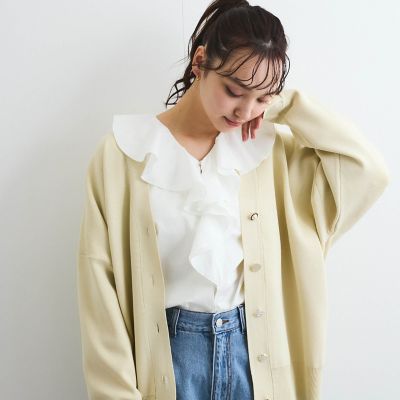 ラッフルフリルブラウス≪手洗い可能≫