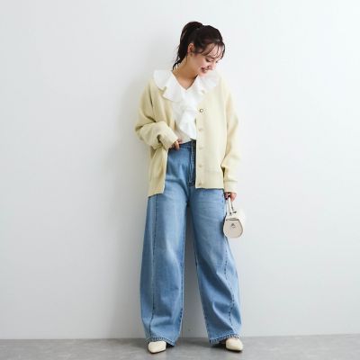 ラッフルフリルブラウス≪手洗い可能≫