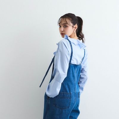 ラッフルフリルブラウス≪手洗い可能≫