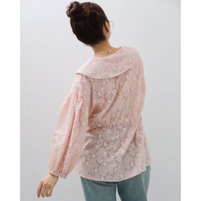 【ＳＨＩＯＲＩ　ＩＲＩＥ　コラボ】レースカシュクールブラウス≪手洗い可能≫