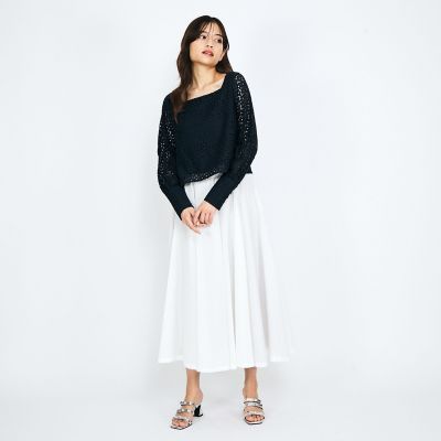 【ＳＨＩＯＲＩ　ＩＲＩＥ　コラボ】スクエアネックレースブラウス≪手洗い可能≫