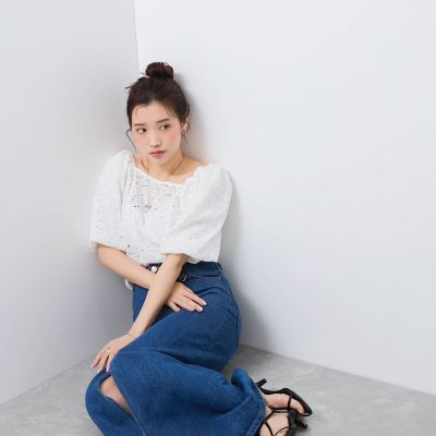 【ＳＨＩＯＲＩ　ＩＲＩＥ　コラボ】２ＷＡＹオフショルレースブラウス≪手洗い可能≫
