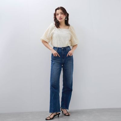 【ＳＨＩＯＲＩ　ＩＲＩＥ　コラボ】２ＷＡＹオフショルレースブラウス≪手洗い可能≫