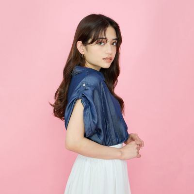 ＜QUEENS COURT（Women）＞バイオターンバックブラウス≪セットアップ対応／洗濯機で洗える≫