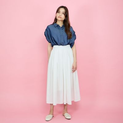 バイオターンバックブラウス≪セットアップ対応／洗濯機で洗える≫