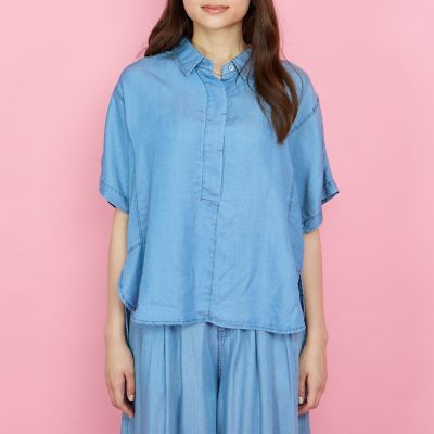バイオターンバックブラウス≪セットアップ対応／洗濯機で洗える≫