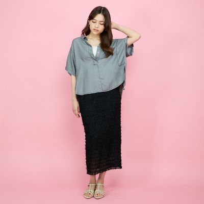 バイオターンバックブラウス≪セットアップ対応／洗濯機で洗える≫