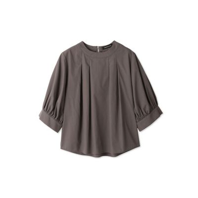 バックジップタックブラウス≪セットアップ対応／洗濯機で洗える≫