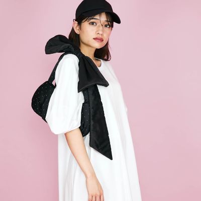 【Ｃａｓｓｅｌｉｎｉ】バックコードリボンキャップ