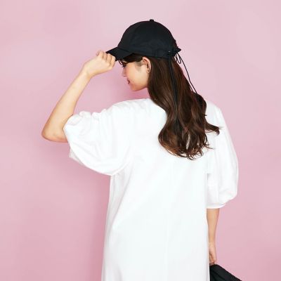 【Ｃａｓｓｅｌｉｎｉ】バックコードリボンキャップ