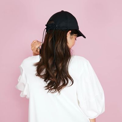 【Ｃａｓｓｅｌｉｎｉ】バックコードリボンキャップ