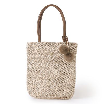 ＜AMACA (Women)＞ハンドニットトートバッグ