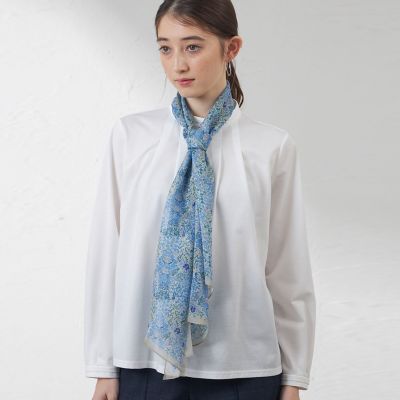 シルクシアーフラワースカーフ | AMACA (Women)/アマカ | 三越伊勢丹