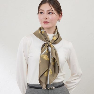 ＜AMACA (Women)＞トラベルスカーフ