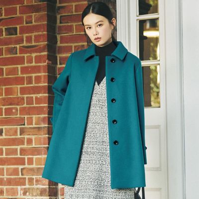 ＜AMACA (Women)＞ウールＡラインコート