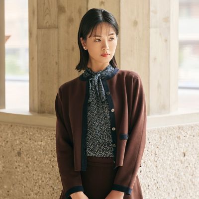 ＜AMACA (Women)＞【Ａｎｎｉｖｅｒｓａｒｙ　Ｐｉｅｃｅ】光電子×ミラノリブニットジャケット