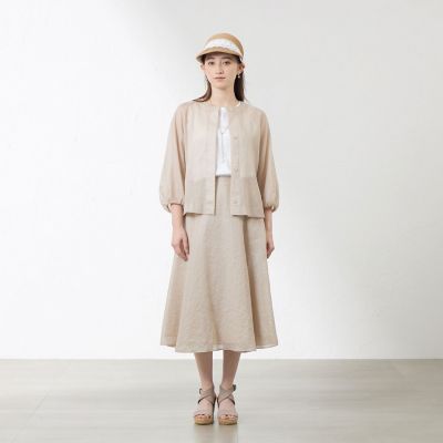 メゾンドドルチェ　オーガンジーブルゾン メゾンドドルチェ maison de Dolce シースルーパーカー ブルゾン