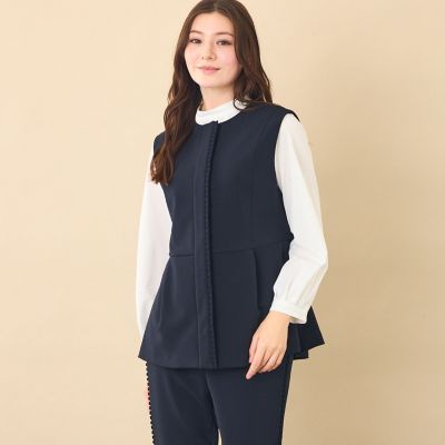 ＜AMACA (Women)＞【ＡＭＡＣＡ　ＴＨＥ　ＥＤＩＴＩＯＮ】ペプラムポンチジレ