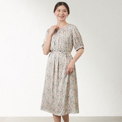 美品 AMACA アマカ ワンピース ロングワンピース きれいめ 千鳥格子 40 LIBERTY】MEGUMI ワンピース | AMACA (Women)/アマカ