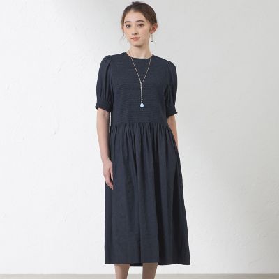 ＜AMACA (Women)＞ヴィンテージスラブシャーリーワンピース