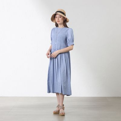 ヴィンテージスラブシャーリーワンピース | AMACA (Women)/アマカ