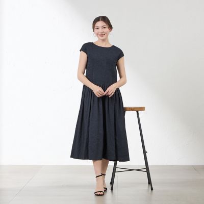 AMACA アマカ　ヴィンテージスラブシャーリーワンピース ヴィンテージスラブシャーリーワンピース | AMACA (Women)/アマカ