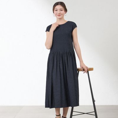 AMACA アマカ　ヴィンテージスラブシャーリーワンピース ヴィンテージスラブシャーリーワンピース | AMACA (Women)/アマカ