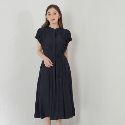 ソフトサテン プリーツワンピース | AMACA (Women)/アマカ | 三越