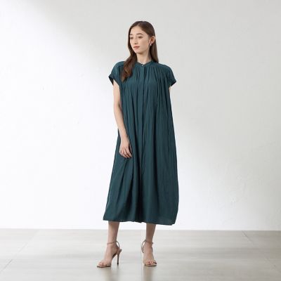 ソフトサテン プリーツワンピース | AMACA (Women)/アマカ | 三越