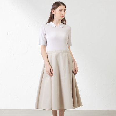 布帛コンビニットワンピース | AMACA (Women)/アマカ | 三越伊勢丹