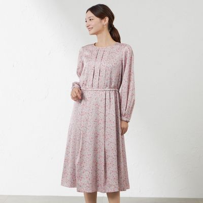 ＜AMACA (Women)＞フラワープリントワンピース