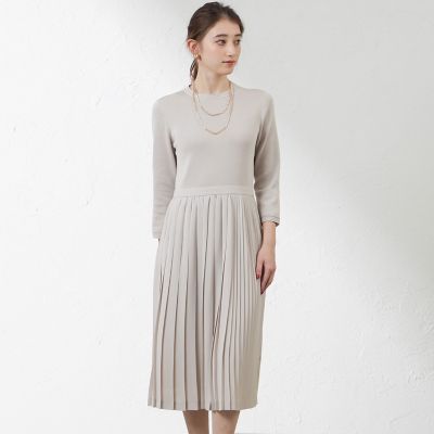 布帛コンビニットワンピワンピース | AMACA (Women)/アマカ | 三越