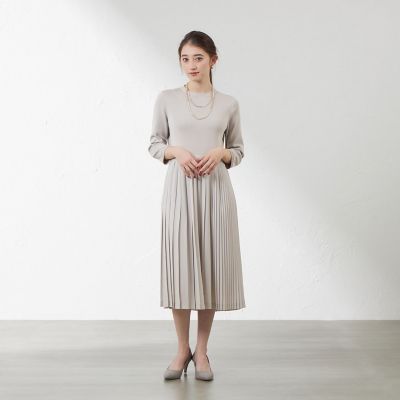 布帛コンビニットワンピワンピース | AMACA (Women)/アマカ | 三越