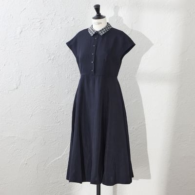 ＜AMACA (Women)＞【ＷＥＢ・一部店舗限定】【ＡＴＥＬＩＥＲ　ＣＯＬＬＥＣＴＩＯＮ】　刺繍トリリオンワンピース