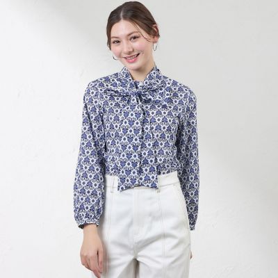 ＜AMACA (Women)＞【ＬＩＢＥＲＴＹ】Ｂｅｒｎ　Ｈａｒｄｔ　タナローンブラウス