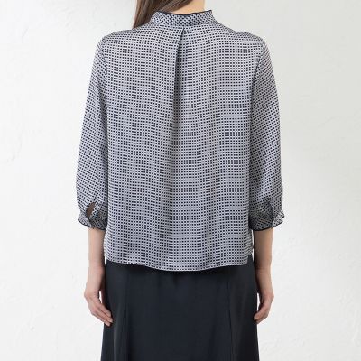 アバカスドットプリントボウタイブラウス | AMACA (Women)/アマカ